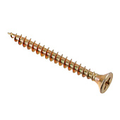  Саморезы универсальные желтые ШУж 4,5х35мм, потайная голова, 200шт 