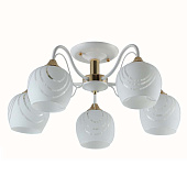 Люстра классическая 10067/5FGD+WT WT 40Вт E27 S=11м2 /ЭкономСвет Люстра классическая 10067/5FGD+WT WT 40Вт E27 S=11м2 /ЭкономСвет