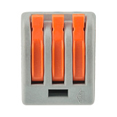  Клемма универсальная компактная 3-х проводная 222-413 REXANT 