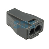 Клемма  СМК 2273-242 2-проводная 0.5-2.5кв.мм с пастой (уп.5шт) Rexant 07-3216-5