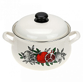 Кастрюля Лысьвенская эмаль Цвет граната 4,5 л С-3915АП2/4Жм Кастрюля Лысьвенская эмаль Цвет граната 4,5 л С-3915АП2/4Жм