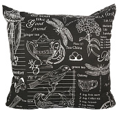  Подушка декоративная 40х40 Рогожка Sonnet Версаль черный 