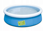 BESTWAY Бассейн надувной My First Fast Set круглый 152x38см (57241)810-118 BESTWAY Бассейн надувной My First Fast Set круглый 152x38см (57241)810-118