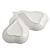 Менажница 2 ячейки «Груши», керамика 25х19х3 см 4474482 Менажница 2 ячейки «Груши», керамика 25х19х3 см 4474482