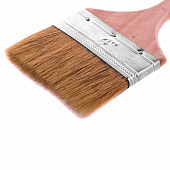 Кисть плоская Стандарт 100мм, натуральная щетина, деревянная ручка Кисть плоская Стандарт 100мм, натуральная щетина, деревянная ручка