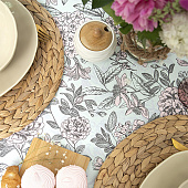  Скатерть (рогожка) 145х180 Радушная хозяйка Винтаж 