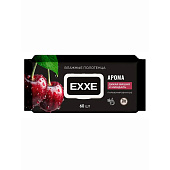 Влажные полотенца EXXE Дикая вишня и миндаль 60шт