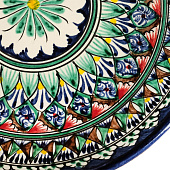 Ляган Риштанская Керамика "Узоры", 25 см, синий микс 3554802 Ляган Риштанская Керамика "Узоры", 25 см, синий микс 3554802