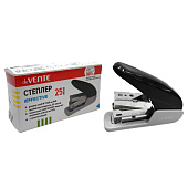  Степлер №24 25л deVENTE iEFFECTIVE пластик. 1 вид скрепления, снижает нагрузку на 50%, черный, КК 4142405 