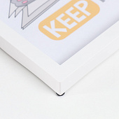 Фоторамка 21х30 пластик 3 серия белый 9246626 Фоторамка 21х30 пластик 3 серия белый 9246626