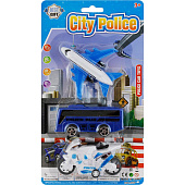 Игровой набор Транспорт: самолет, автобус, мотоцикл Размер: 14х3,5х26см Игровой набор Транспорт: самолет, автобус, мотоцикл Размер: 14х3,5х26см