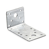 Уголок крепежный 50х90х55х1,8-2,0мм цинк Уголок крепежный 50х90х55х1,8-2,0мм цинк