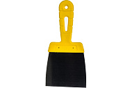 Шпатель 80мм, желтая ручка, нержавеющая сталь, АКОР 