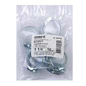Хомут червячный 1 1/4" (16-32мм) (10 шт) Хомут червячный 1 1/4" (16-32мм) (10 шт)