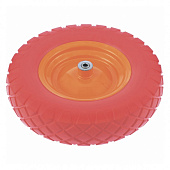  Колесо полиуретановое 4.80/4-8, дл.оси 90мм, подш. 20мм Palisad 68977/5 