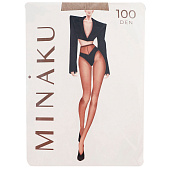  Женские колготки MINAKU 100 ден, цвет бежевый, размер 2/S 10152817 