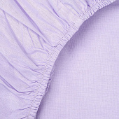  Простыня на резинке 180х200 Цвет Эмоций поплин, 100% хлопок (Лаванда ВБ) 