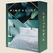  Комплект постельного белья 2 спальный перкаль Fine Line 6793-17 Лунная соната (маренго) NEW. 