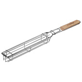 Решётка - гриль для овощей Maclay, 27x5 см, хромированная сталь 10145897 Решётка - гриль для овощей Maclay, 27x5 см, хромированная сталь 10145897