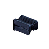  Стяжка Х «Ласточкин хвост» 14 мм без заглушки черный 10 шт 