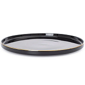 Тарелка десертная Domenik Black Gold 21 см DM3011 Тарелка десертная Domenik Black Gold 21 см DM3011