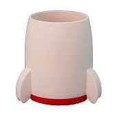 Подставка для канцелярских принадлежностей "Rocket", white (10.5х10х7 см) Подставка для канцелярских принадлежностей "Rocket", white (10.5х10х7 см)