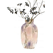  Ваза настольная 16х29 cm,стекло,7124 