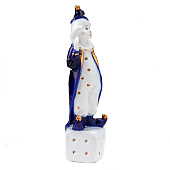  Сувенир Клоун на игральном кубике, 18х4,4х5 см, ерамика, кобальт, 6491718 