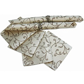  Набор салфеток (рогожка) 35х35 ГТ-53-6, 6 шт 