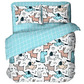  Комплект постельного белья детский Mariya DeLuxe Б-КПБ-Ясли-р Pet dogs 10308/1 