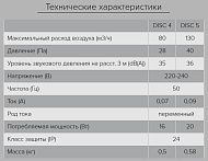 Вентилятор D100 обратный клапан "Диск 4С"