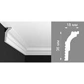 Плинтус потолочный ударопр 04014D 18х36х2000мм(30) /Формат Плинтус потолочный ударопр 04014D 18х36х2000мм(30) /Формат