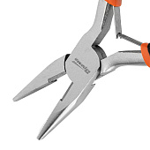  Длинногубцы Mini, 130 мм, никелированные, прямые, авторазжим// Sparta 