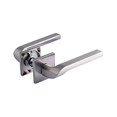 Ручка дверная Нора-М квадрат 131К SLIM, матовый никель Ручка дверная Нора-М квадрат 131К SLIM, матовый никель