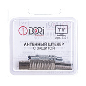Антенный штекер (металл) с защитой