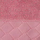  Полотенце Роско, 50х90 см, махра, 480 гр/м2, розовый 