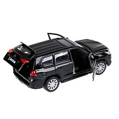 Машина инерционная Технопарк 12 см Lexus LX-570 металл черная, LX570-BK