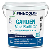  Эмаль акриловая для радиаторов гл GARDEN AQUA RADIATOR База А 0,9л 
