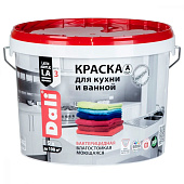 "DALI" краска для кухни и ванной- 9 л. База А "DALI" краска для кухни и ванной- 9 л. База А