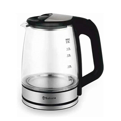  Чайник электрический Sakura SA-2722BK, 2,2 л 