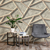 Обои 1.06х10м Аркада арт. 7360-23 Серый /Euro Decor 6